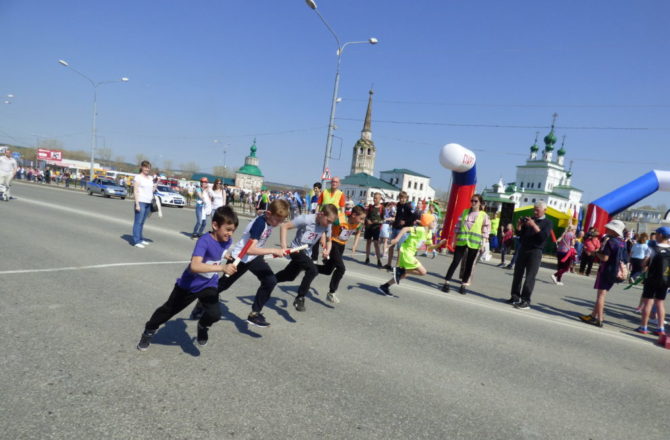 В Соликамске прошла эстафета на призы Победы